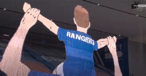 Rangers fans unveil giant 3D tifo ahead of Celtic clash using new ...