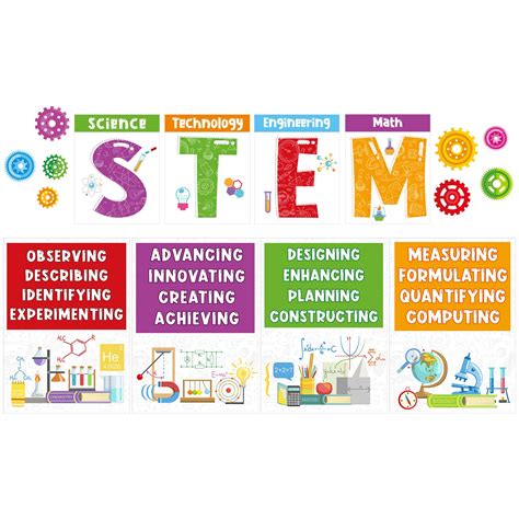 Buy 40 Pcs Stem Scientist Bulletin Board Set Stem Classroom Decorations ...