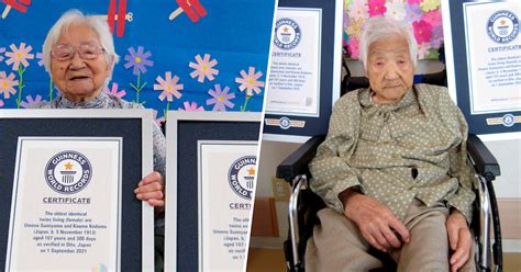 107-year-old sisters take Guinness World Record as world's oldest twins