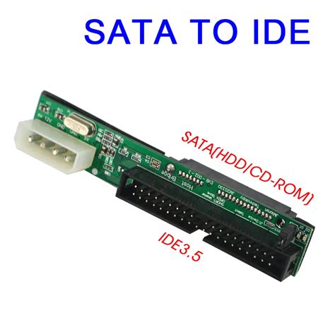 kebidumei Hot PATA IDE To SATA Hard Drive Converter Adapter For 3.5/2.5 HDD DVD-in Add On Cards ...