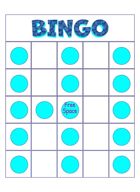 Bingo Game Patterns Printable