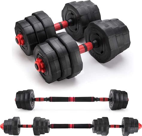 Amazon.com : FONESO Dumbbells Set, Fitness Dumbbells 44lbs, Dumbbells ...