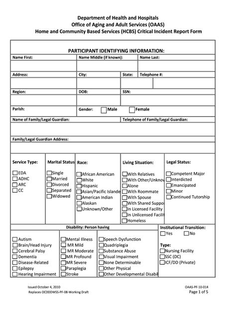 Critical Incident Report Template - Fill Online, Printable, Fillable, Blank | pdfFiller