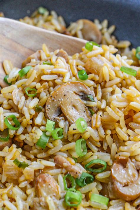 Easy Mushroom Fried rice