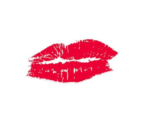 Premium Vector | Red lips vector