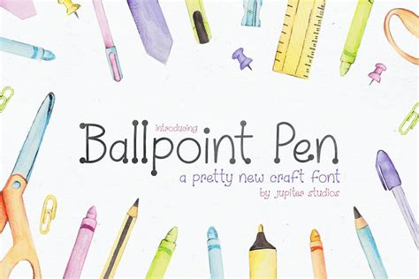 Ballpoint Pen Font Free Download - FreeFontDL