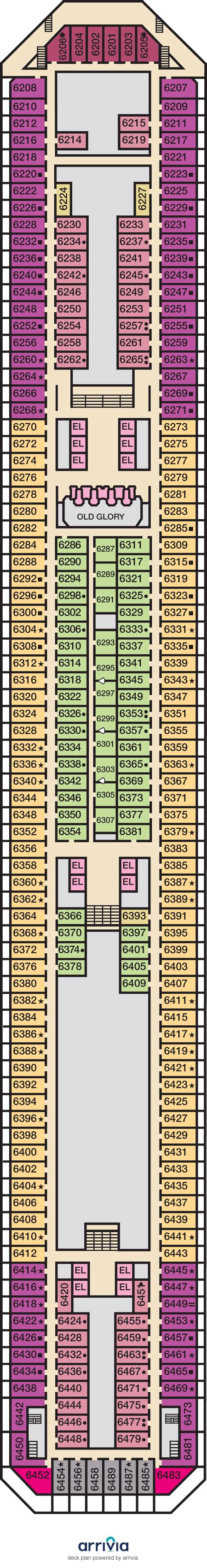 Carnival Glory Deck Plans