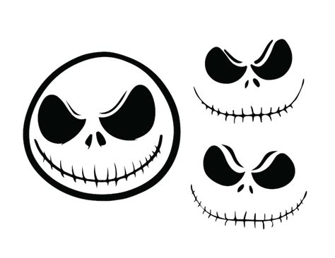 Jack Skellington Cut File Jack Skellington Svg Silhouette | Images and ...