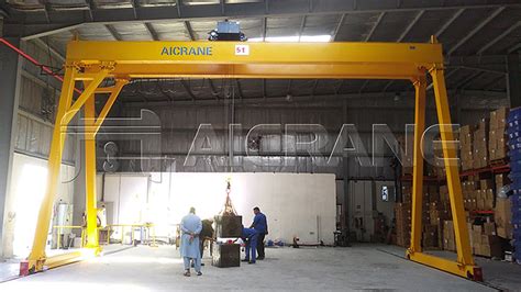 Installation of 5 Ton Hoist Double Girder Gantry Crane - China Heavy Crane Supplier & Manufacturer