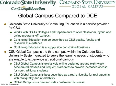 PPT - DCE and CSU Global Campus CSU Faculty Council PowerPoint ...