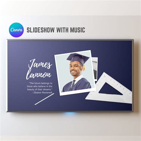 Graduation Slideshow Template Slideshow With Music Graduation - Etsy