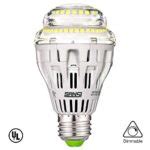 SANSI Warm White 17W LED Light Bulb, 3000K 2300lm Dimmable, Energy Efficient Equal to 150-Watt ...