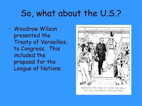 PPT - Woodrow Wilson, His 14 Points and the League of Nations ...