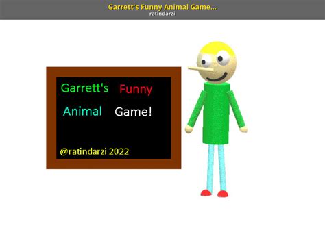 Garrett's Funny Animal Game v1.4.3 [Baldi's Basics] [Mods]