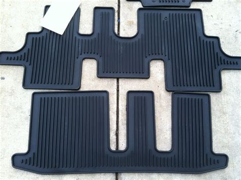 NEW OEM 2013-2017 NISSAN PATHFINDER BLACK 4PC RUBBER ALL WEATHER FLOOR ...