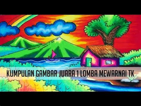 Kumpulan gambar juara 1 lomba mewarnai TK #1 - YouTube