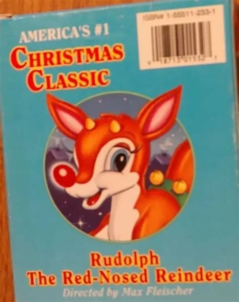 RUDOLPH THE RED Nose Reindeer VHS Animated Christmas Santa Classic Kids ...