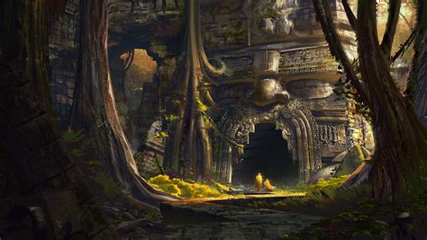 Forest Ruins on Behance