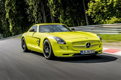 Mercedes Cars - News: SLS AMG Electric Drive sets 'Ring record