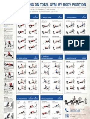 total gym 1000 | Human Leg | Arm | Total gym, Total gym exercise chart ...