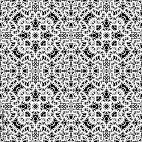 Realistic white lace texture, seamless pattern Stock Vector | Adobe Stock