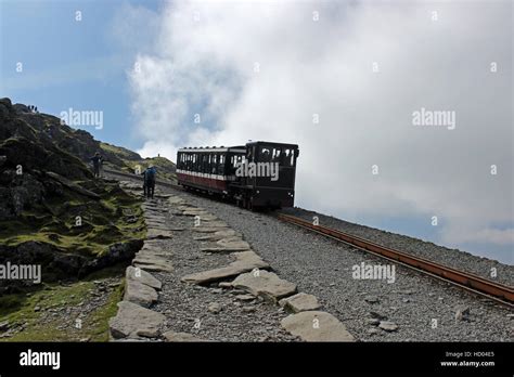 Snowdonia National Park Mountain Railway Stock Photo - Alamy