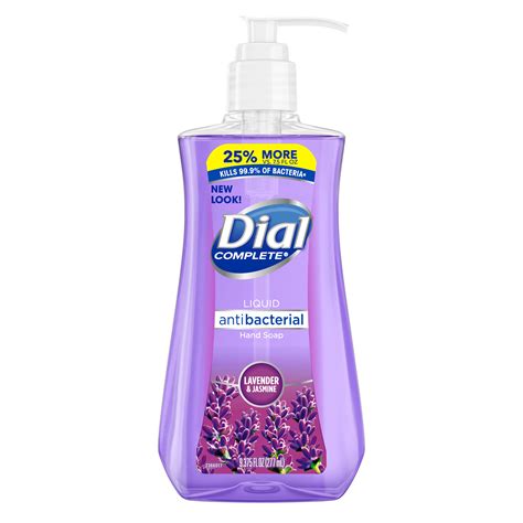 Dial Antibacterial Liquid Hand Soap, Lavender & Jasmine, 9.375 Ounce Bonus Pack - Walmart.com