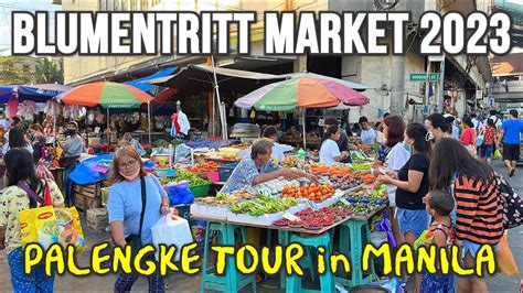 MANILA's BLUMENTRITT WET MARKET | 2023 Palengke Tour in Sta. Cruz, Manila | Philippines Food ...