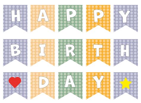 Happy Birthday Letters Template - 10 Free PDF Printables | Printablee