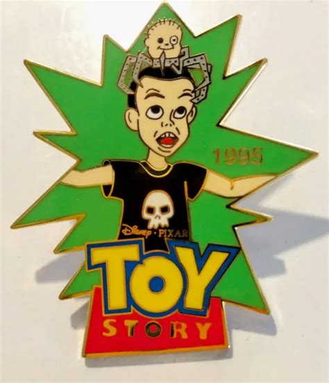 DISNEY PIXAR HISTORY of Art Toy Story Sid 2002 Limited Edition Vintage Pin $60.00 - PicClick