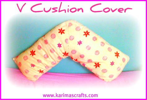 Karima's Crafts: V Shaped Pillow Case