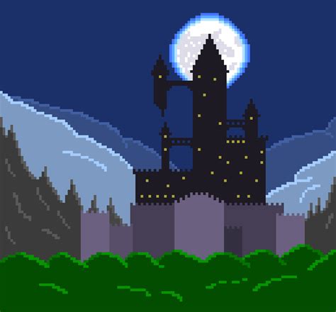 Castle Background | Pixel Art Maker