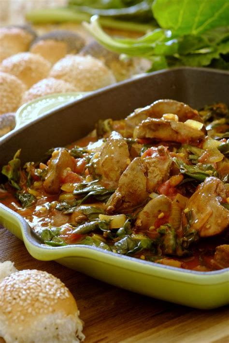 Spicy chicken livers and spinach | Great chicken recipes, Chicken liver ...