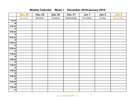 7 day weekly schedule template physicminimalisticsco 7 day weekly - 7 day weekly calendar ...