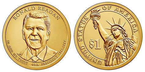 Presidential Dollar Coins - $1 Golden Presidents Coins