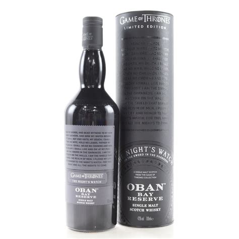 Oban Bay Reserve Game of Thrones / The Night's Watch | Whisky Auctioneer