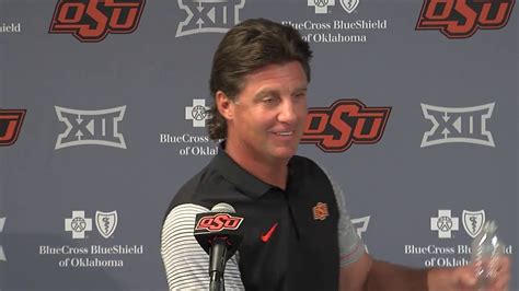 Mike Gundy press conference - YouTube