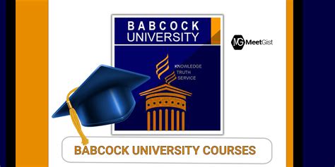 Babcock University Courses And Admission Requirement 2022