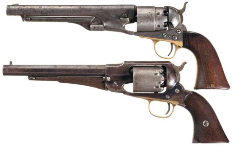 Two Civil War Era Percussion Revolvers -A) Colt Model 1860 Army Revolver