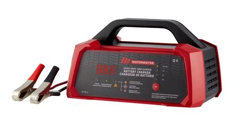 MotoMaster Classic Series Smart Battery Charger/Maintainer, Fully Automatic, 15/8/2-Amp, 12V ...