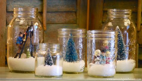 DIY Snow Globes - Amanda Jane Brown