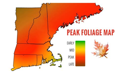 New England Fall Foliage Map 2021 : 2021 New England Fall Treasures ...