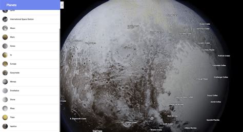 Google Maps Space: Die Google Maps zeigen jetzt auch Mond, Mars, ISS ...