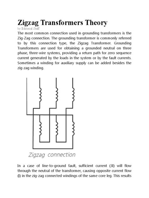 Zigzag Transformers Theory | PDF | Transformer | Electrical Impedance