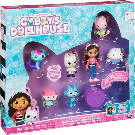 Gabby's Dollhouse Deluxe Figure Set | Spin master toys, Doll house, Dolls house figures