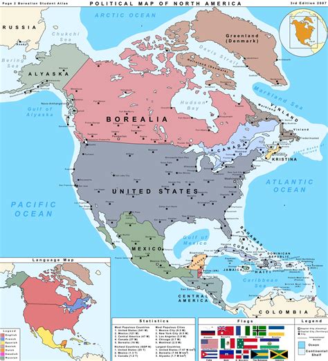 Political Map of North America in 2007 : r/imaginarymaps