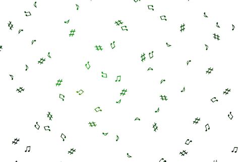 Light Green vector backdrop with music notes. 15827013 Vector Art at Vecteezy