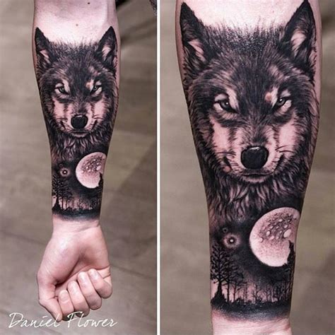 Wolf Tattoos Men, Skull Tattoos, Animal Tattoos, Cute Tattoos, Body Art Tattoos, Wolf Sleeve ...