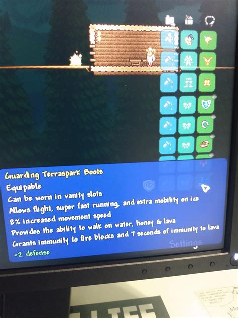 I got the Terraspark Boots before hard-mode!! : r/Terraria