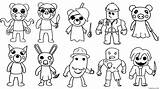 Piggy Coloring Page sketch template